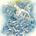I Am Water, 2019    Watercolor & Pencil