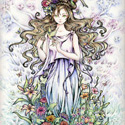 Persephone Rising, 2010   Ink & Color Pencil