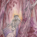 Whispers of the Woods, 2021, Watercolor & Pencil
