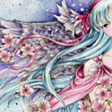 Gentle Heart, 2010   Watercolor