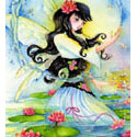 Water Lily Fae, 2011   Watercolor