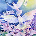 Peaceful Night, 2011   Watercolor