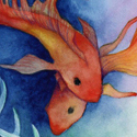 Koi Dream, 2012    Watercolor