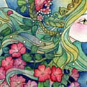 Titania, 2014  Watercolor & Ink