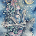 Nocturnal Magic, 2020, Watercolor