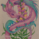 Snapdragon, 2020, Color Pencils on Toned Paper